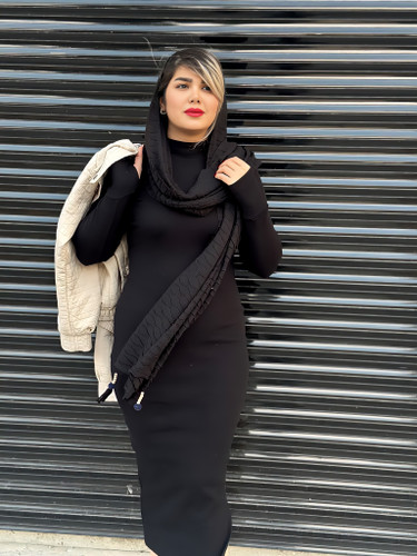 ماکسی یقه ۵ سانت کبریتی